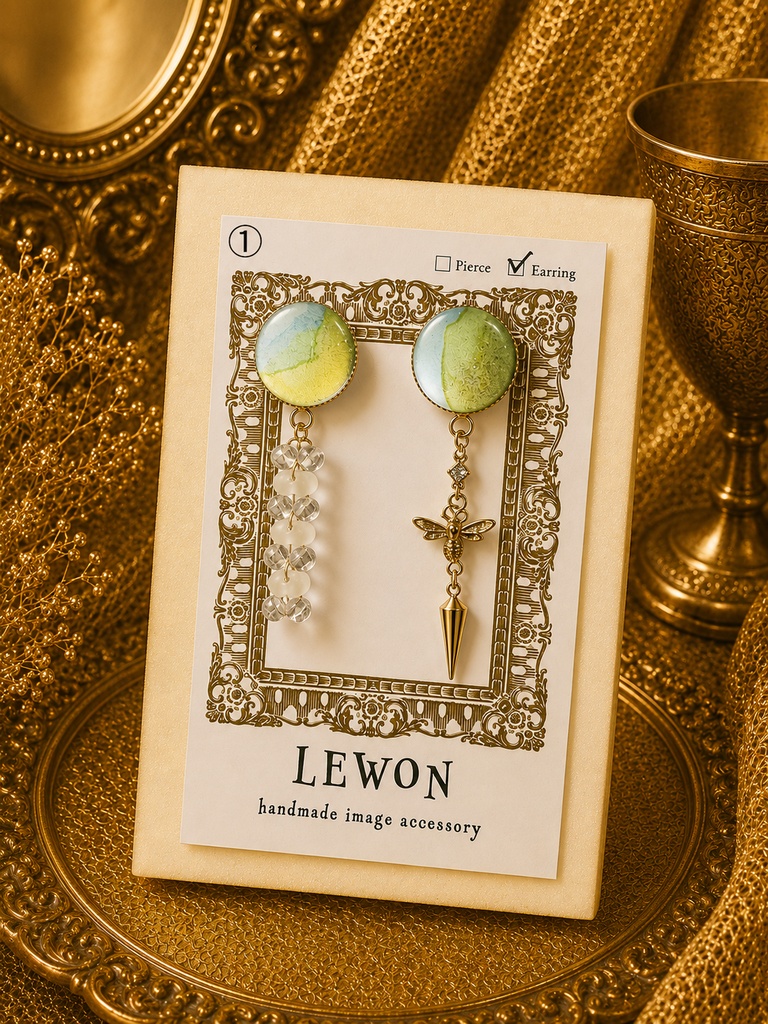 🌈🕒 緋八マナ イメージ earring＆pierce