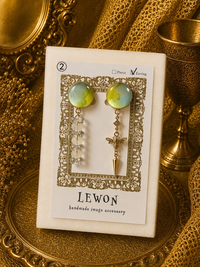 🌈🕒 緋八マナ イメージ earring&pierce