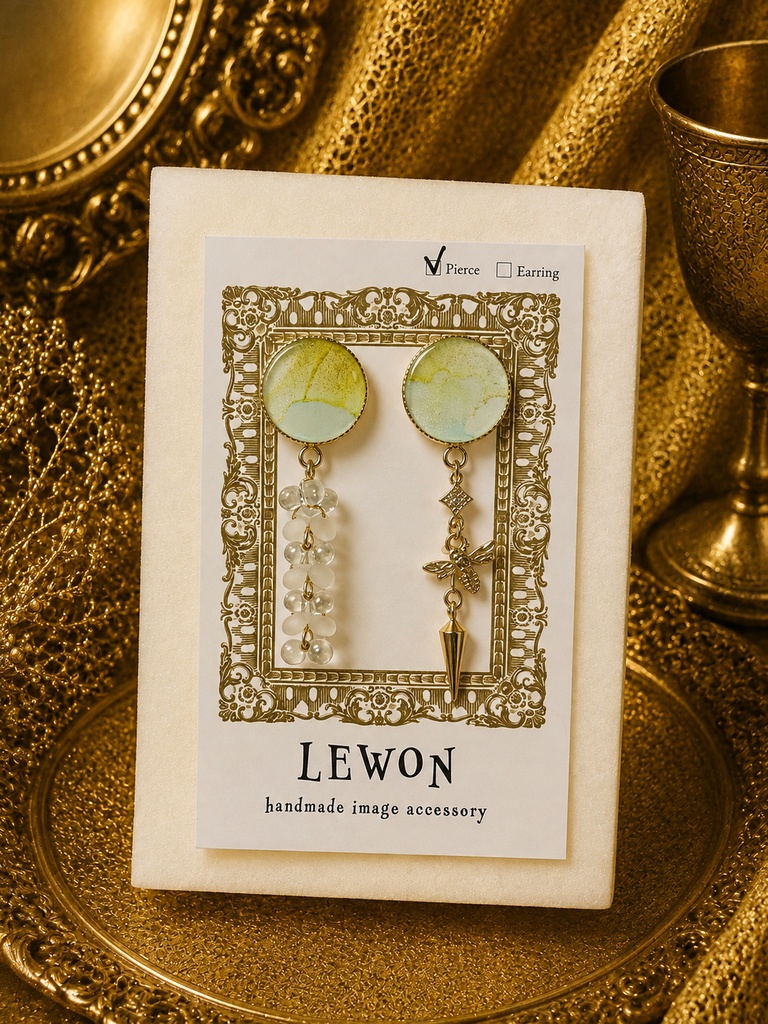 🌈🕒 緋八マナ イメージ earring&pierce