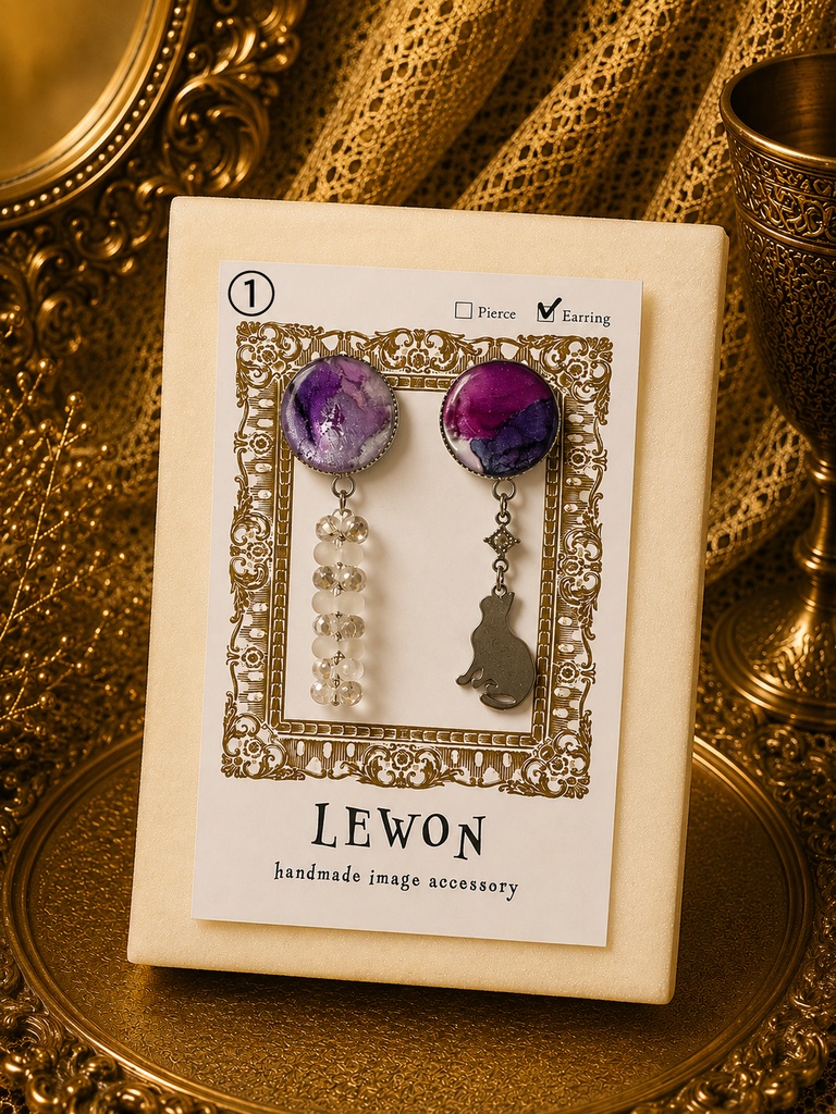 🌈🕒 佐伯イッテツ イメージ earring＆pierce