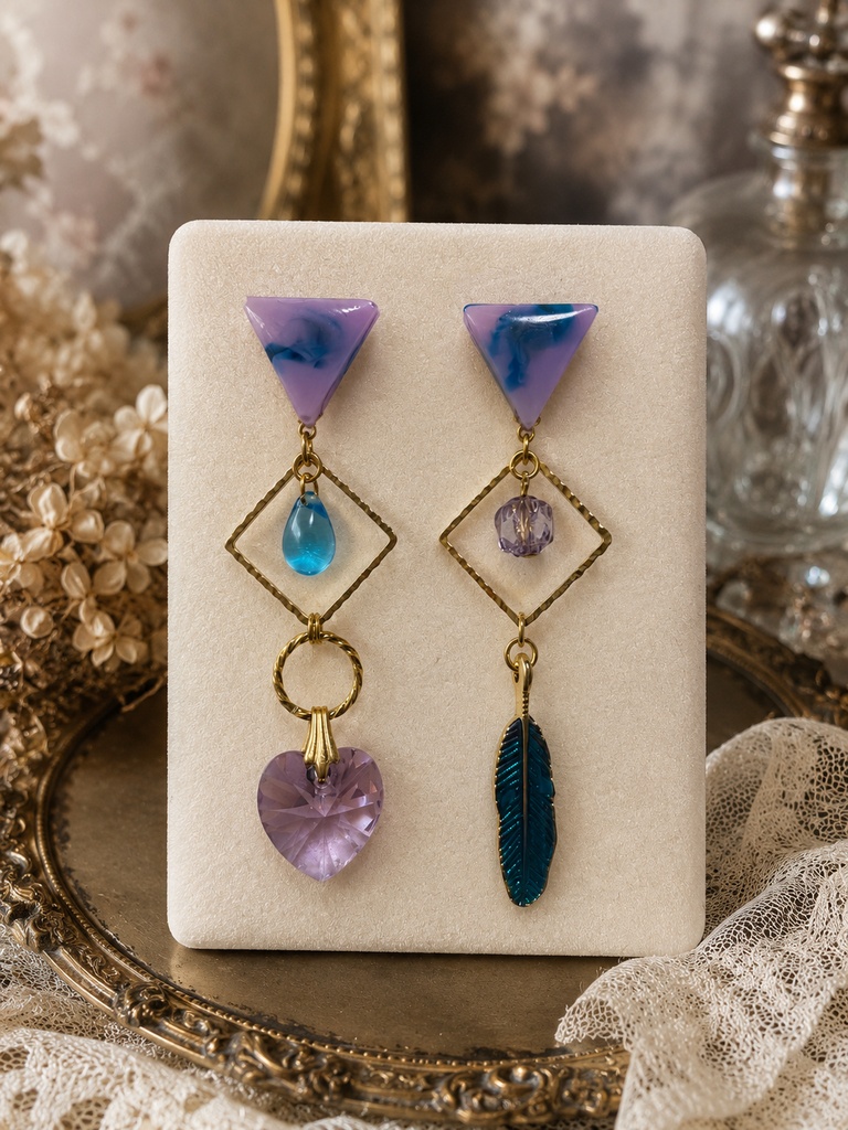 🌈🕒 3SKM イメージ earring&pierce