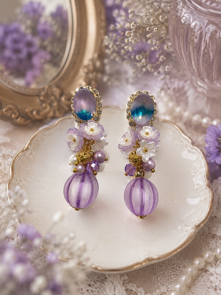 🌈🕒 3SKM イメージアクセサリー earring&pierce