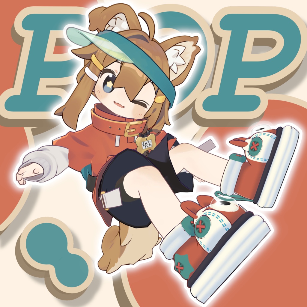 【まめふれんず対応】POP!おめめシューズ【MA対応】