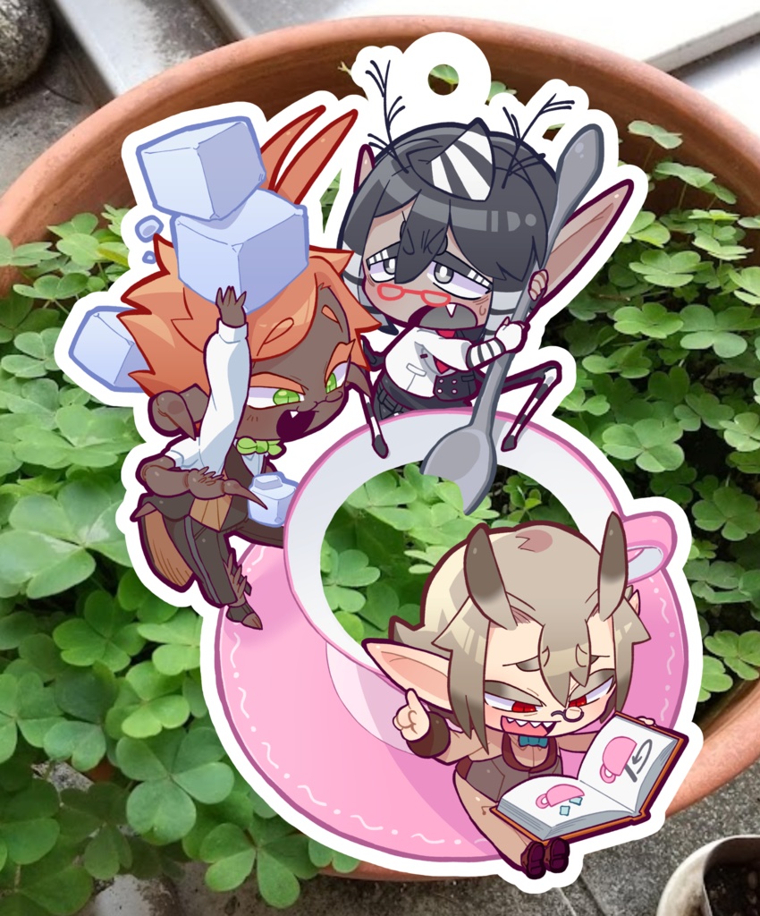 害虫紳士のお給仕(コーティング有り)