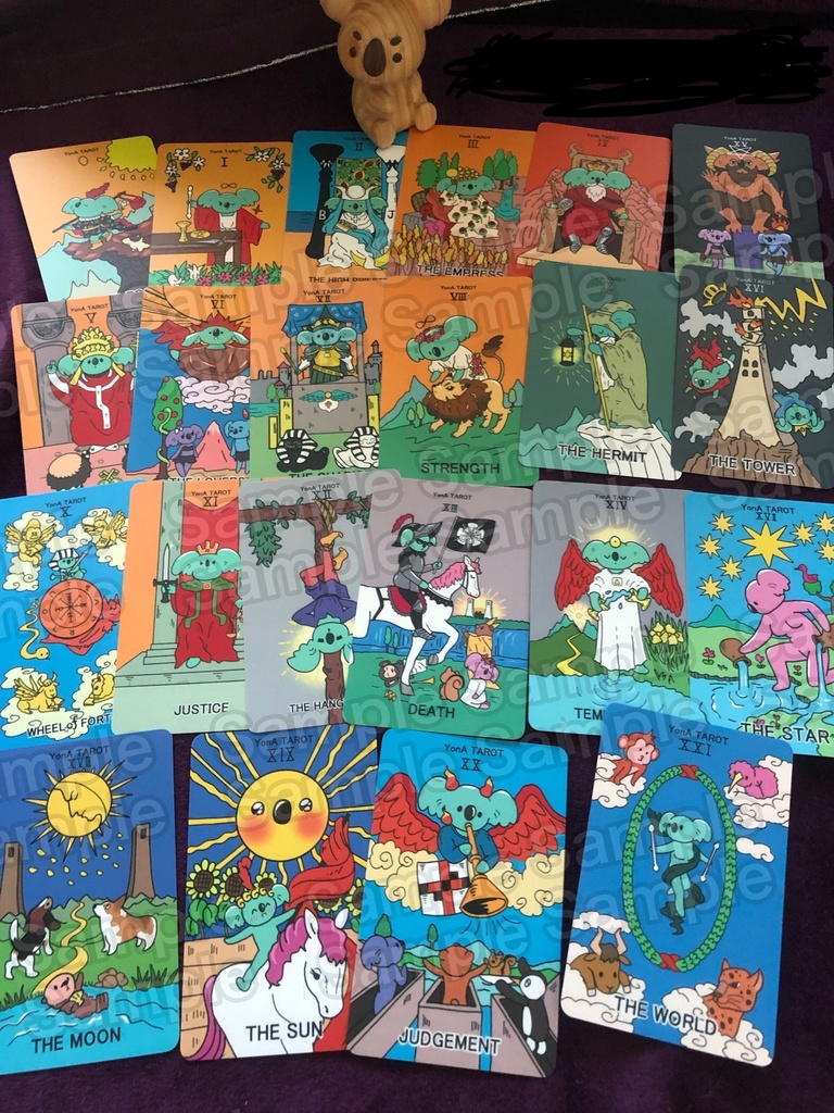 コアラのタロットカード