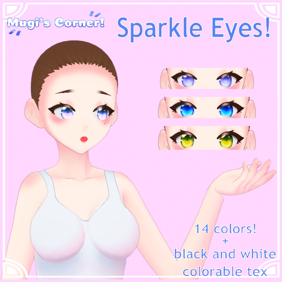 [FREE] VRoid Sparkle Eyes