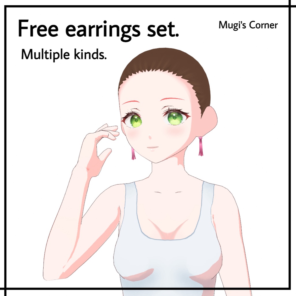 [FREE] VRoid Earrings Set