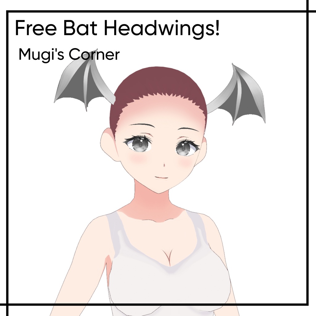 VRoid Free Bat Headwings!