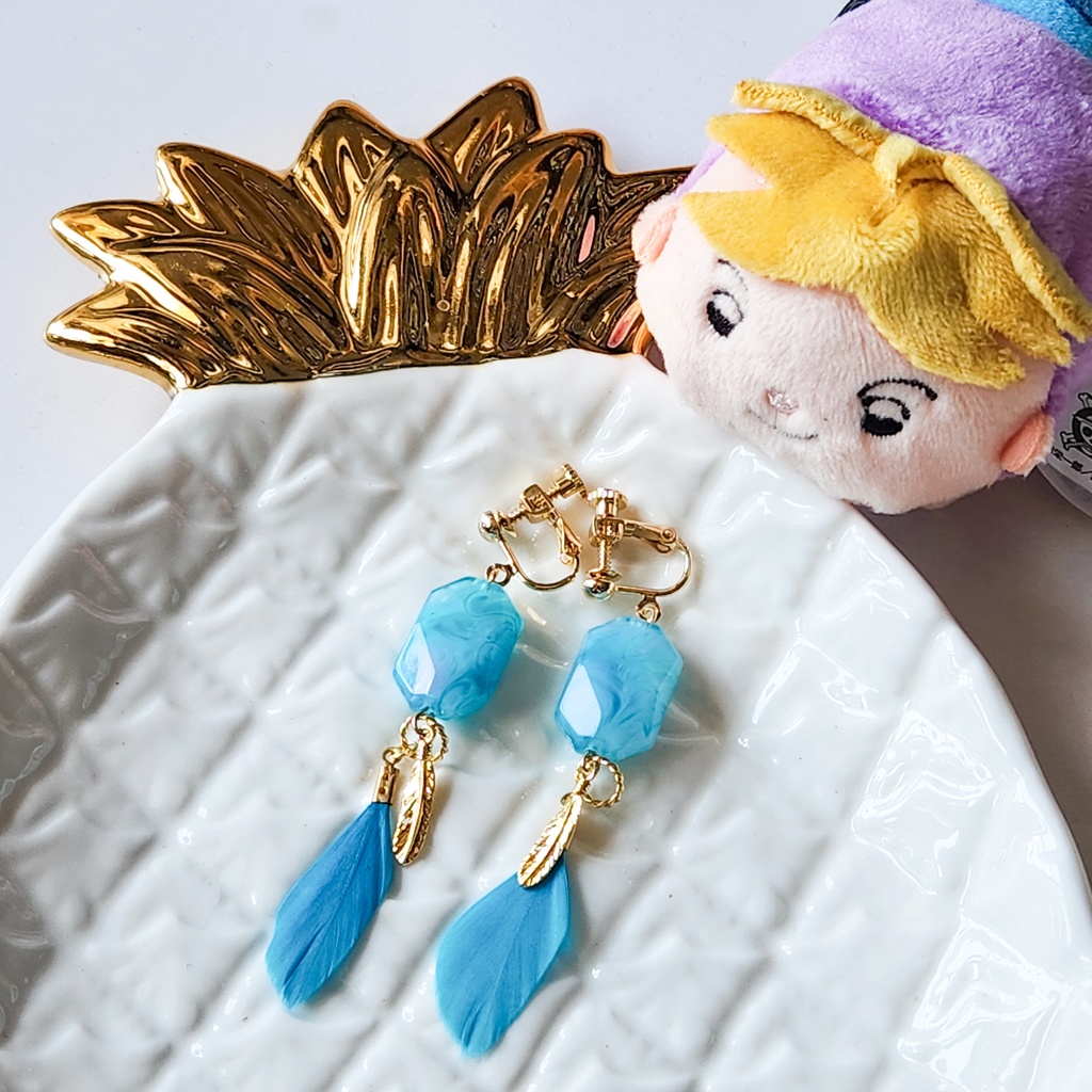 【OP夢】🍍の羽根をお守り代わりにした耳飾り
