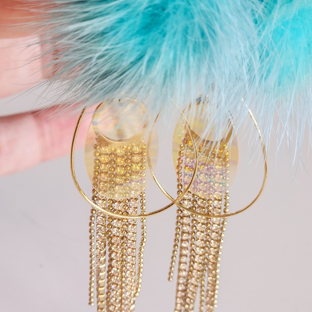 ふしちょのおちり(冬毛)〈イヤリング〉