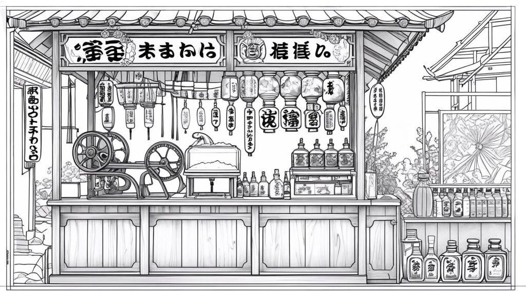 夏の静けさ - Summer Quiet - A Coloring Book For Adults