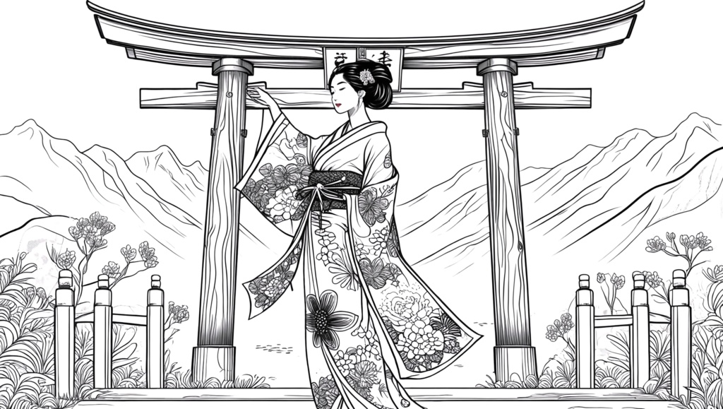 夏の静けさ - Summer Quiet - A Coloring Book For Adults