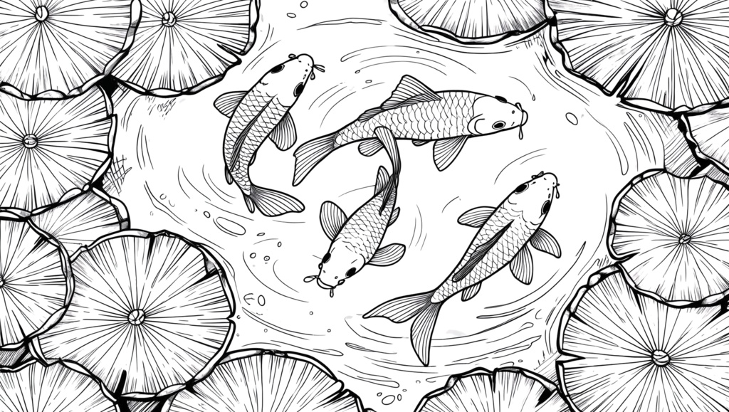 夏の静けさ - Summer Quiet - A Coloring Book For Adults