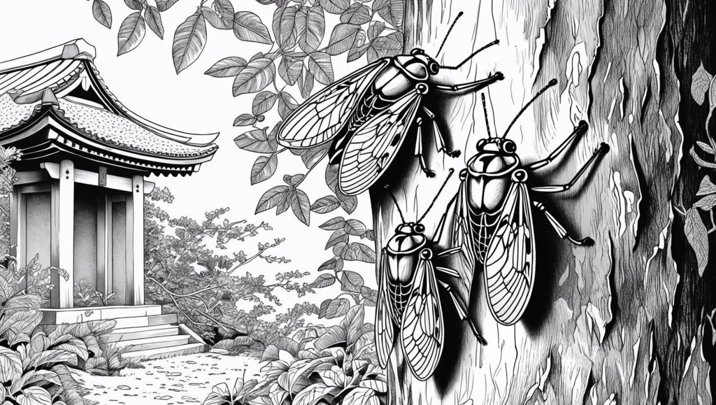 夏の静けさ - Summer Quiet - A Coloring Book For Adults