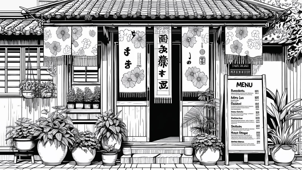 夏の静けさ - Summer Quiet - A Coloring Book For Adults