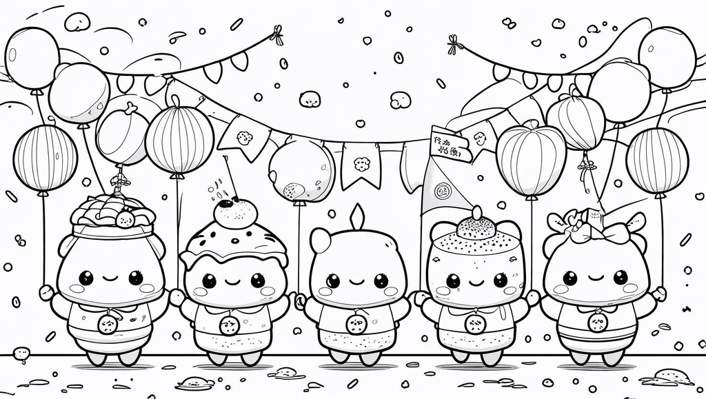 Pudding, Parfaits & Peace of Mind: かわいい おやつ Adult Coloring Book. A Sweet Japanese Food Coloring Escape