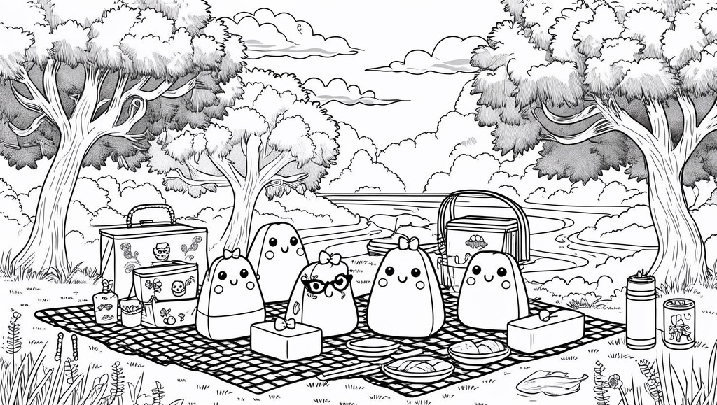 Pudding, Parfaits & Peace of Mind: かわいい おやつ Adult Coloring Book. A Sweet Japanese Food Coloring Escape