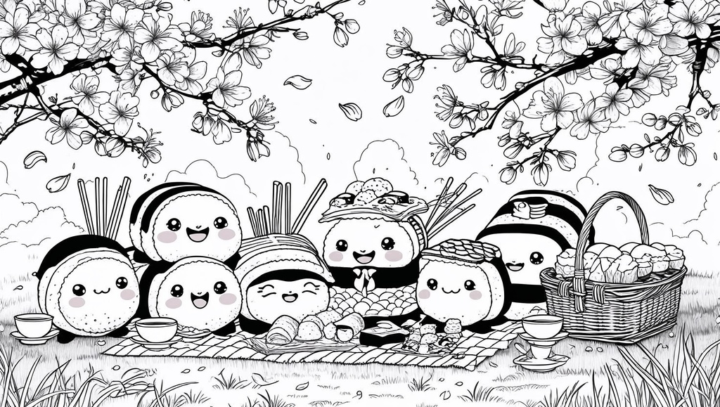 Pudding, Parfaits & Peace of Mind: かわいい おやつ Adult Coloring Book. A Sweet Japanese Food Coloring Escape