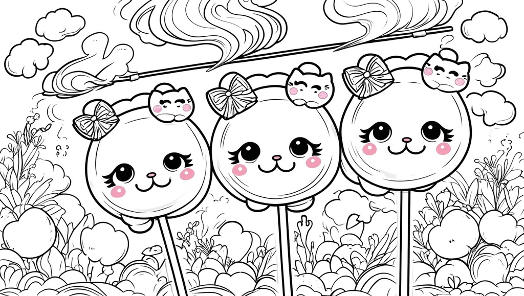 Pudding, Parfaits & Peace of Mind: かわいい おやつ Adult Coloring Book. A Sweet Japanese Food Coloring Escape