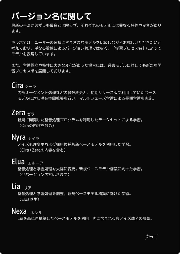 実用特化型RVC音声モデル - L22