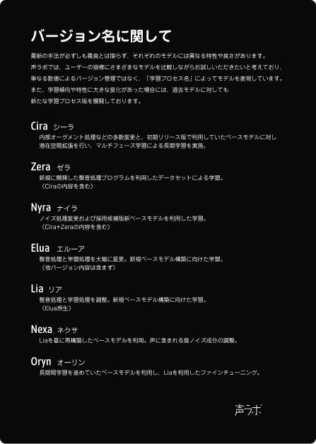 実用特化型RVC音声モデル - S29