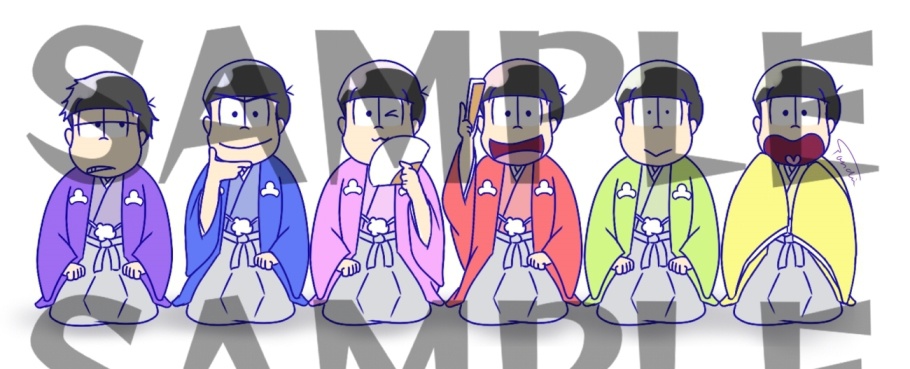 6つ子 印鑑ケース