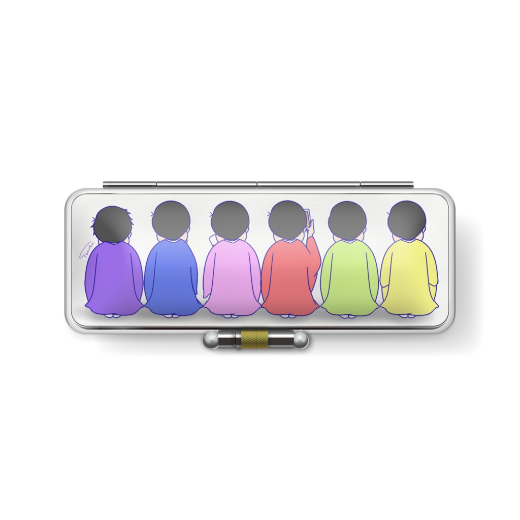 6つ子 印鑑ケース