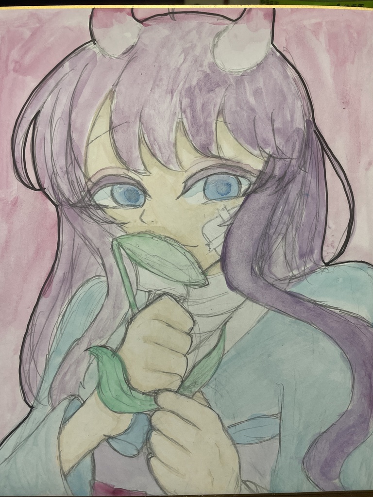 色紙（水彩画）