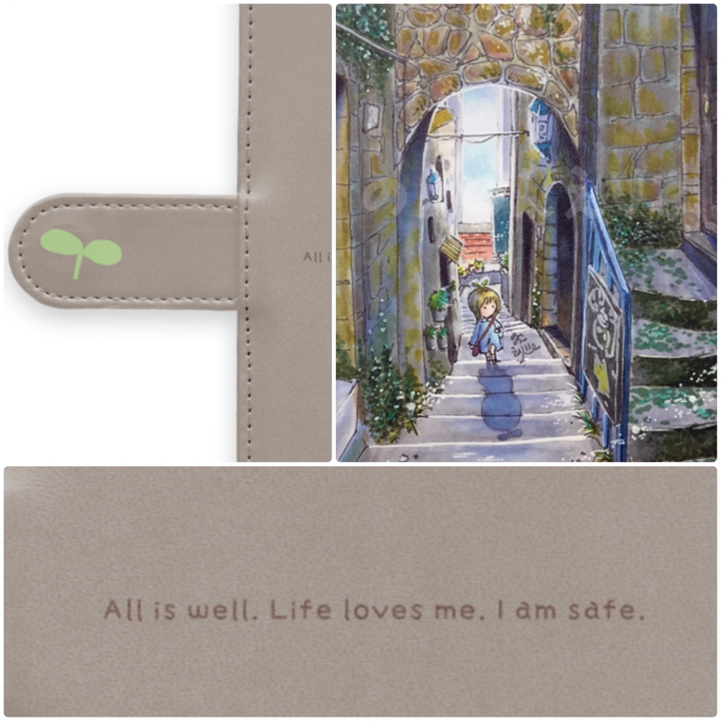 ノノと影法師(手帳型Androidケース)