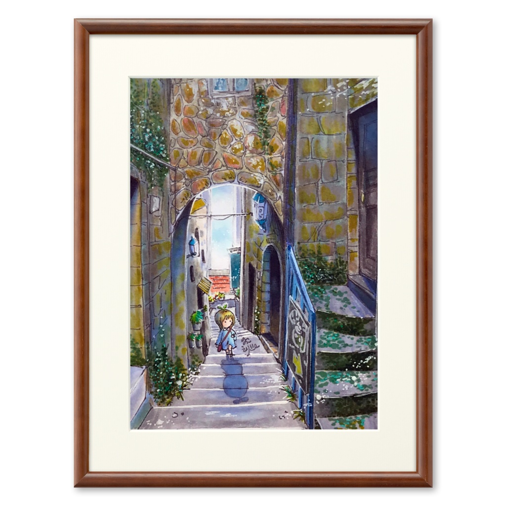 ノノと影法師（複製画プリモアート）