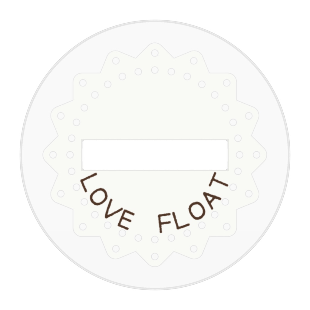 クリームソーダ大好き アクリルフィギュア - 50x50mm