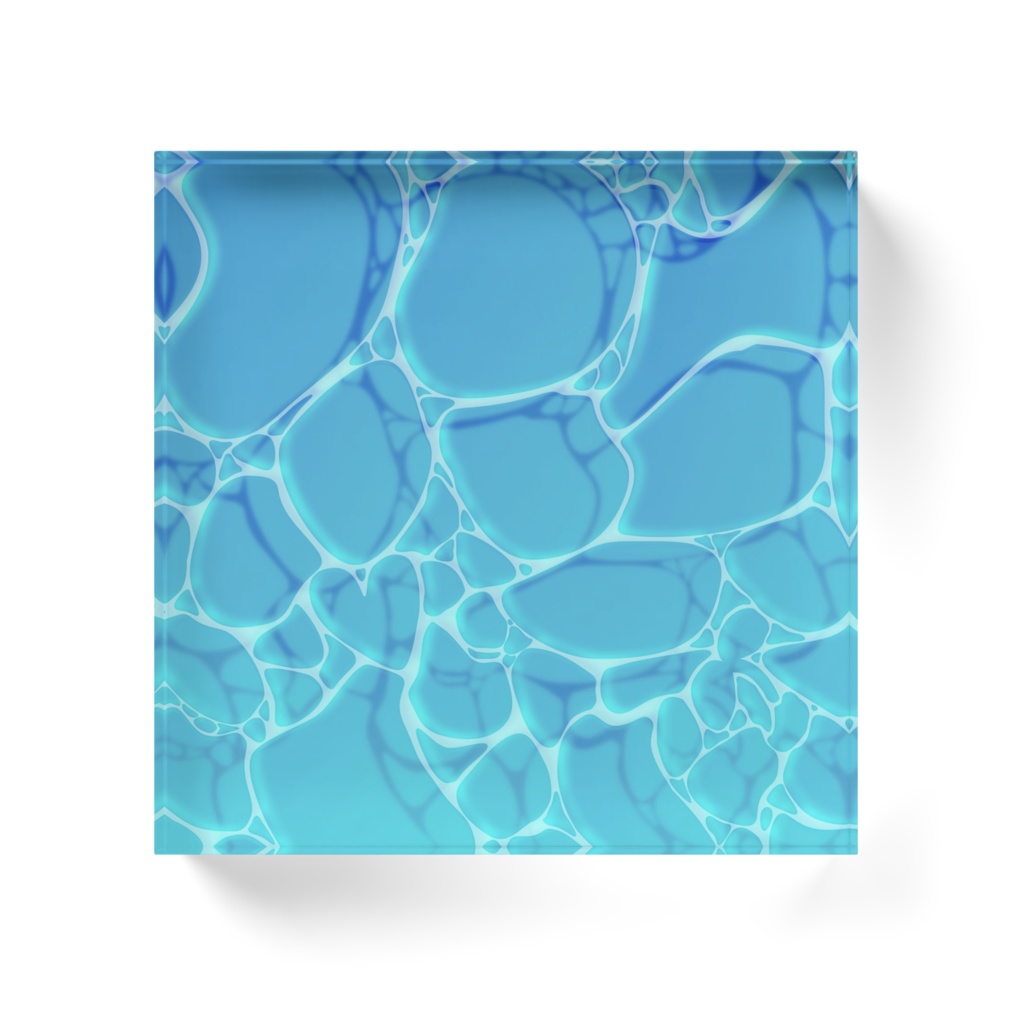 水面 アクリルブロック