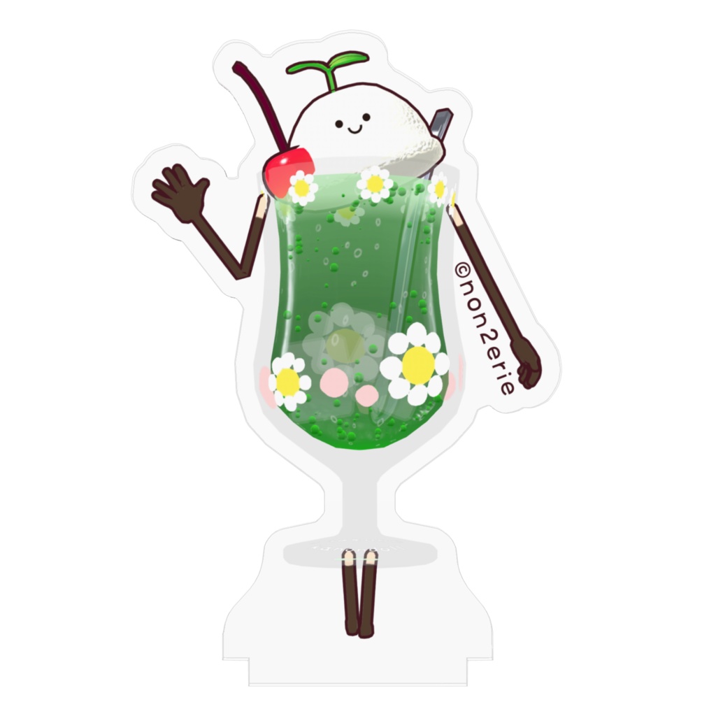 喫茶ギンヨウビのアクリルフィギュアkanondoll_mini