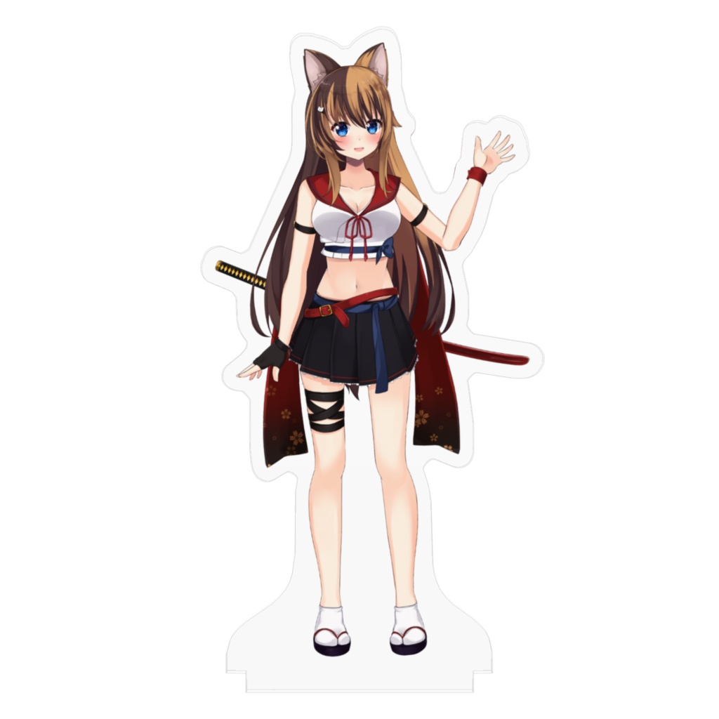 新衣装らんまるちゃん、アクリルフィギュア100x100mm