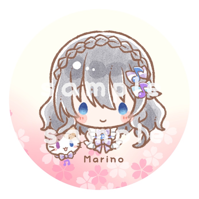 【予約締切】まりのアクリルキーホルダー&ステッカーセット【発送10/3】