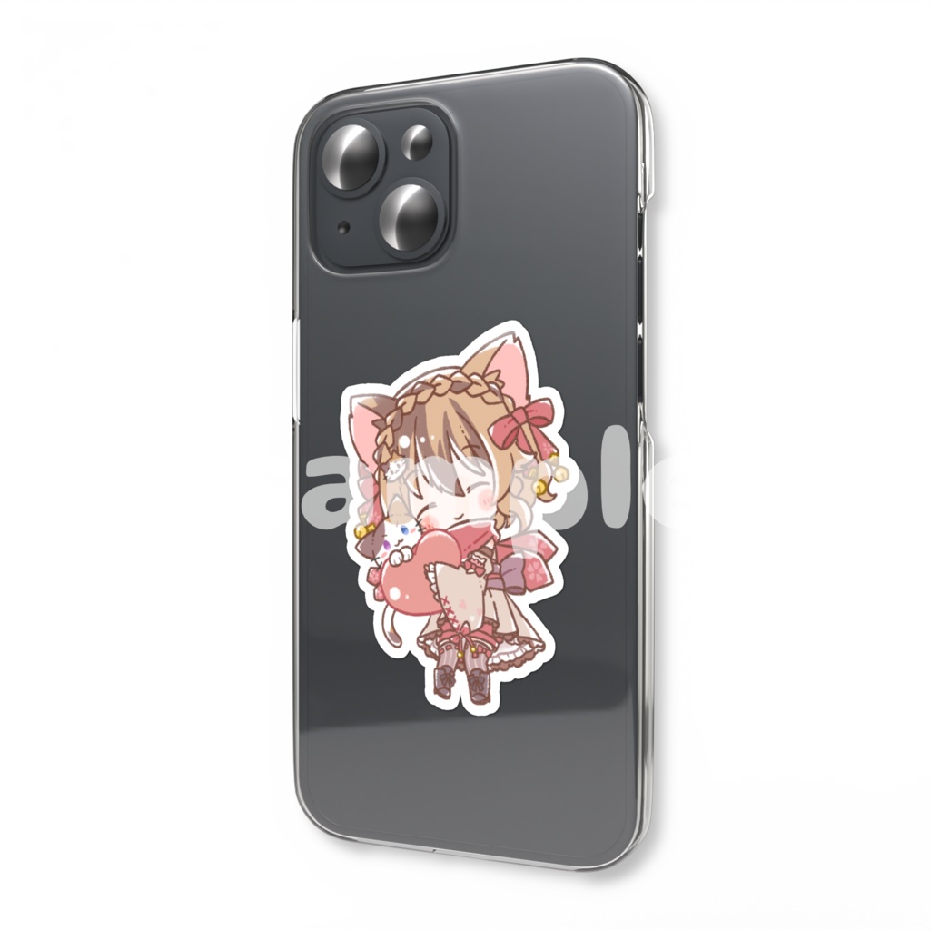 【予約締切】らんまるハート スマホステッカーセット(2枚)【発送10/3】