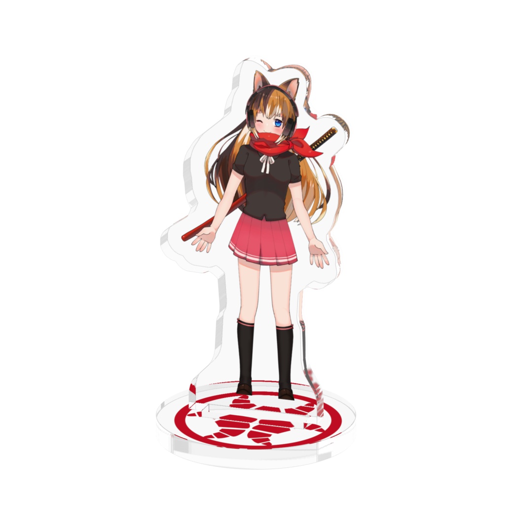 らんまるちゃんアクリルフィギュア(早口挨拶中)