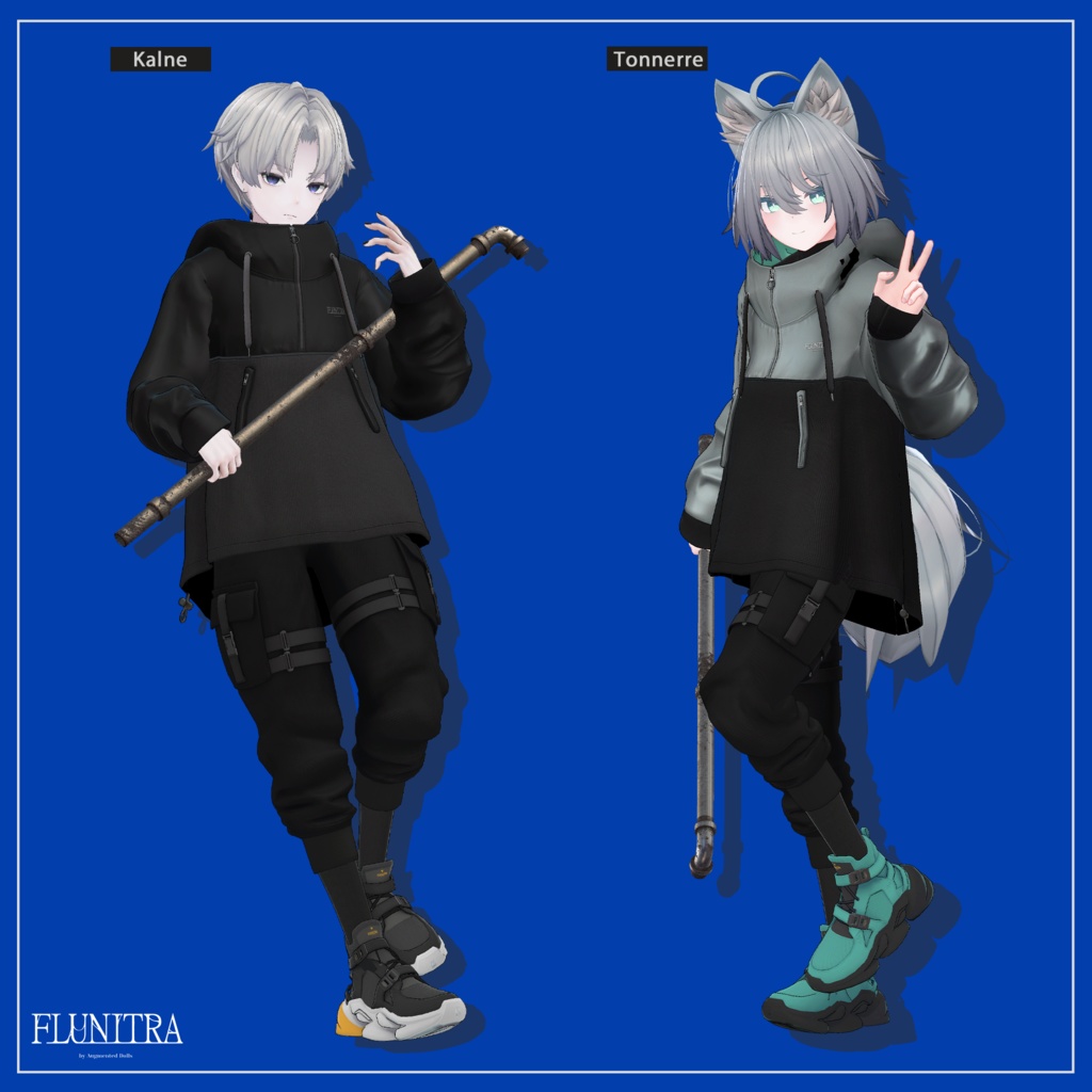 +Head対応衣装モデル『ナイトブルーム / NIGHT BRUME』