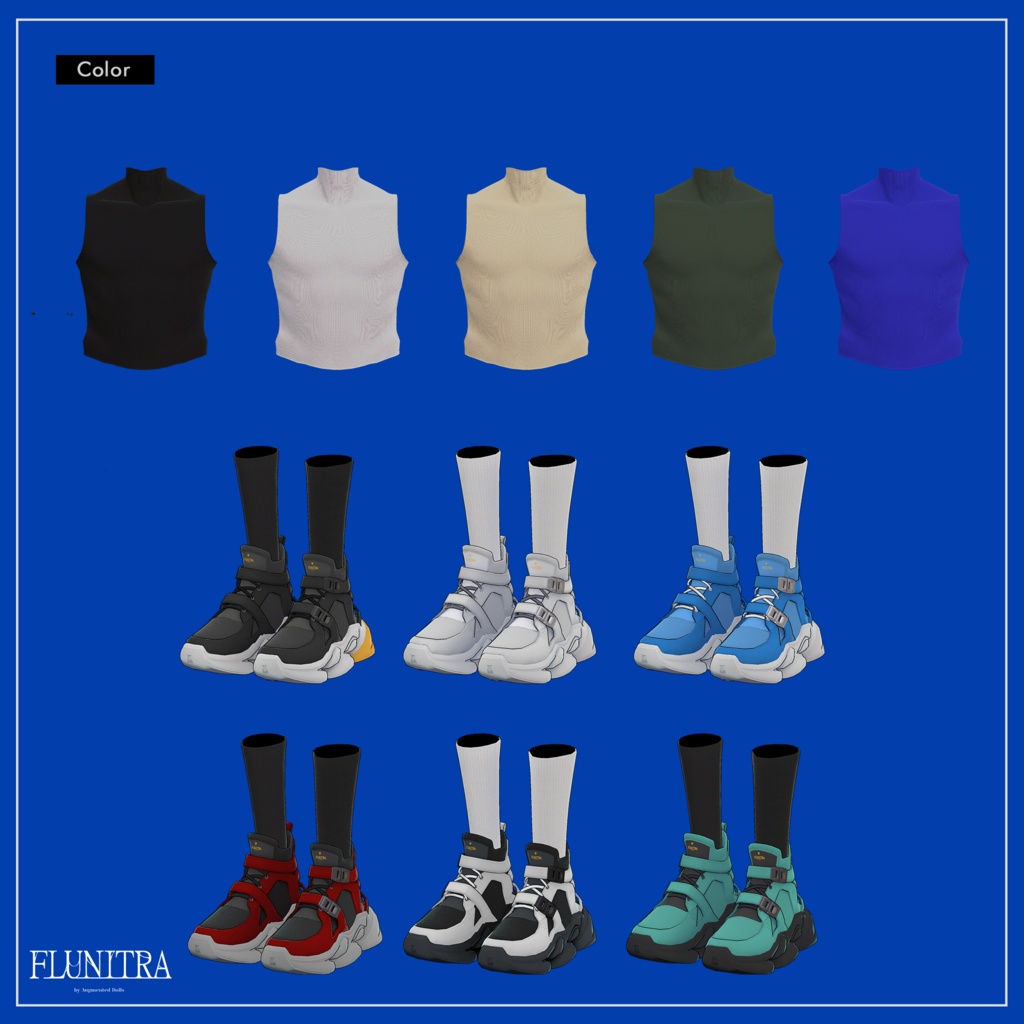 +Head対応衣装モデル『ナイトブルーム / NIGHT BRUME』