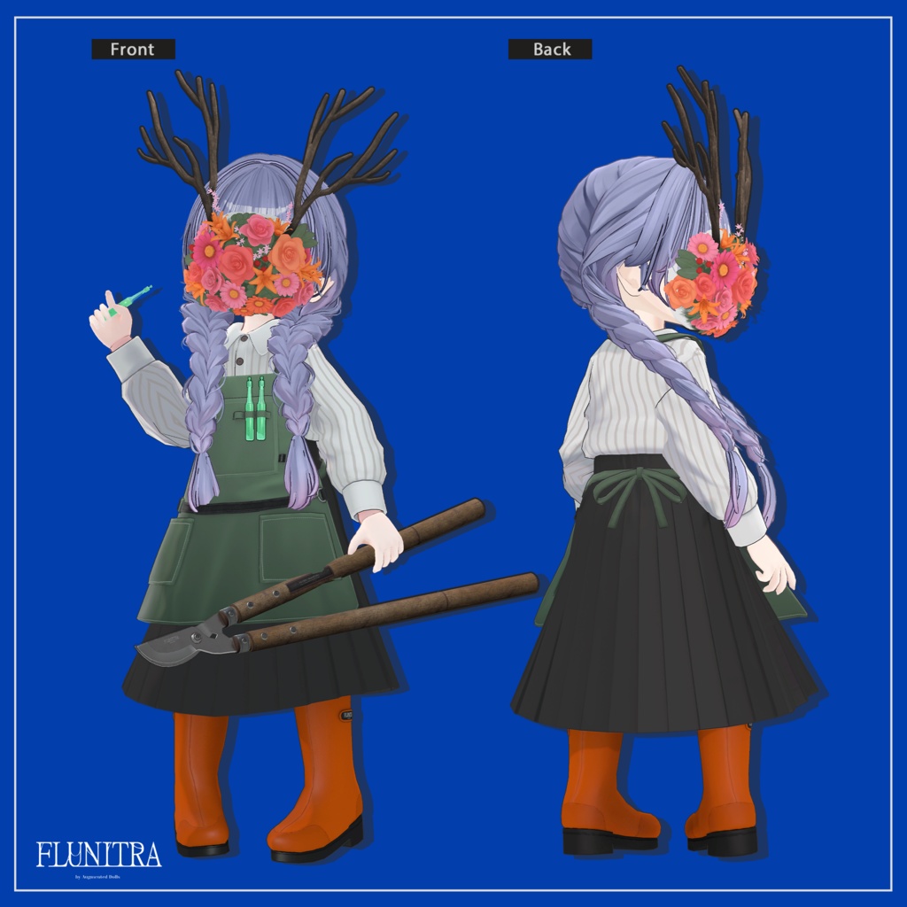 ネヴリー対応衣装モデル『フローラルナイトメア / FLORAL NIGHTMARE』