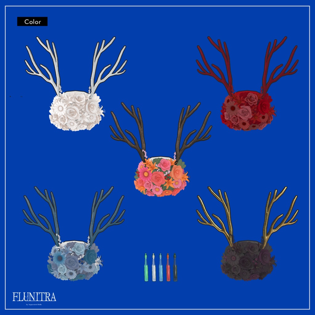 ネヴリー対応衣装モデル『フローラルナイトメア / FLORAL NIGHTMARE』