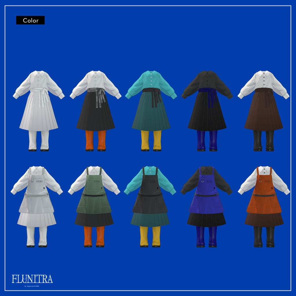 ネヴリー対応衣装モデル『フローラルナイトメア / FLORAL NIGHTMARE』