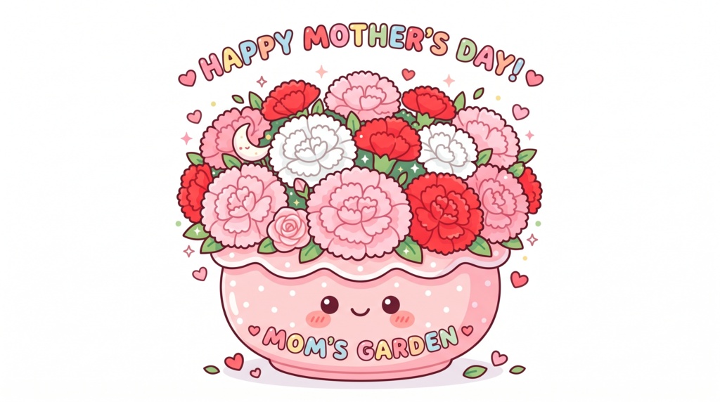 【わんコメ】母の日 花壇WordParty 〜みんなで育てよう〜 コメントで花が咲く！