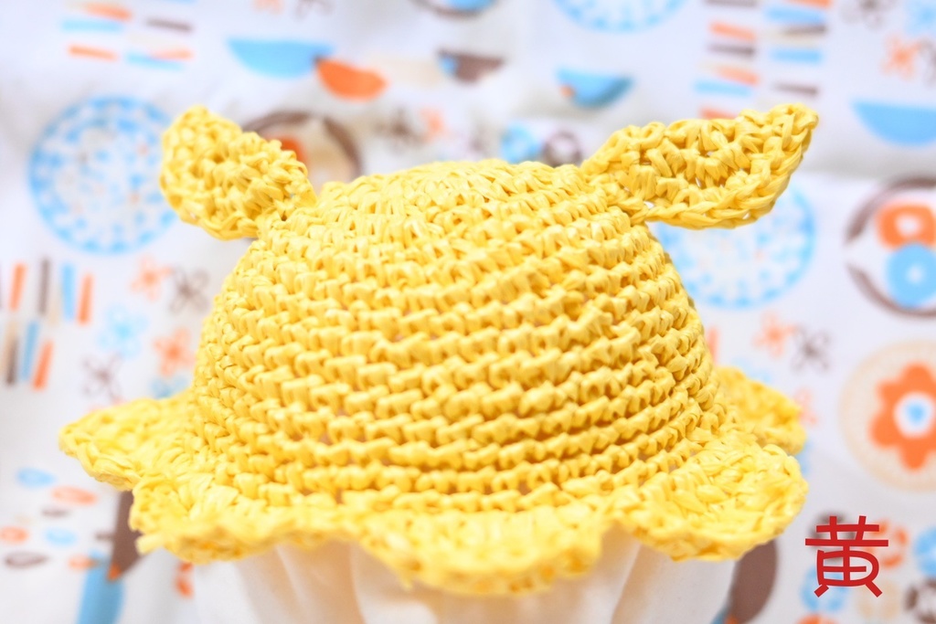 麦わら風めんだこ帽子