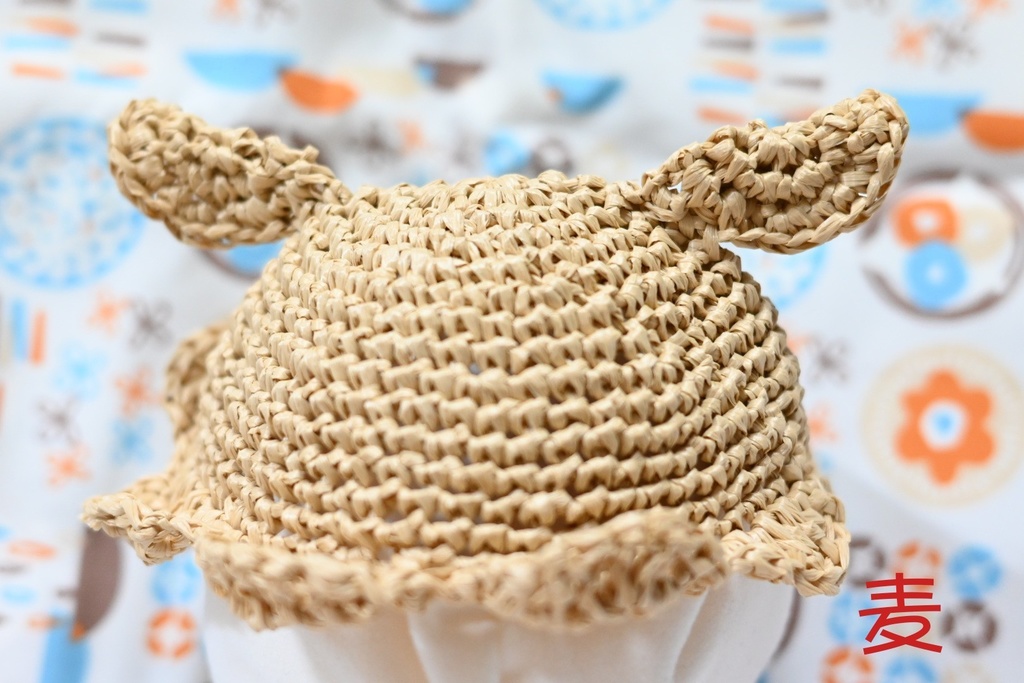 麦わら風めんだこ帽子