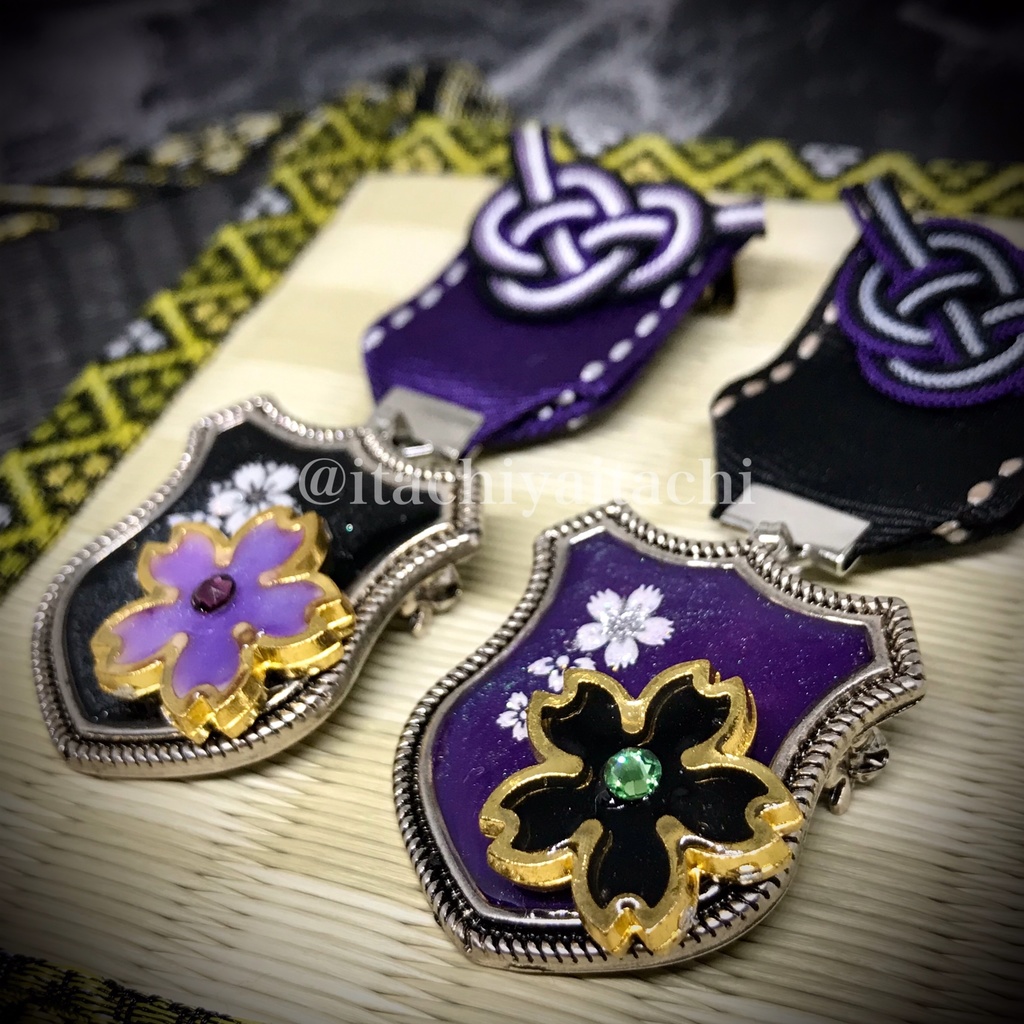 新々刀男士イメージブローチ