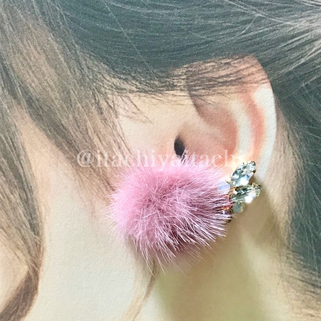 🐾4/17再販🐾五月雨江・村雲江イメージ片耳イヤーカフ