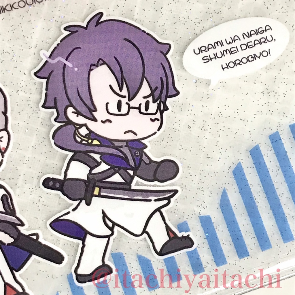 山鳥毛&日光一文字ファンシークリアポーチ