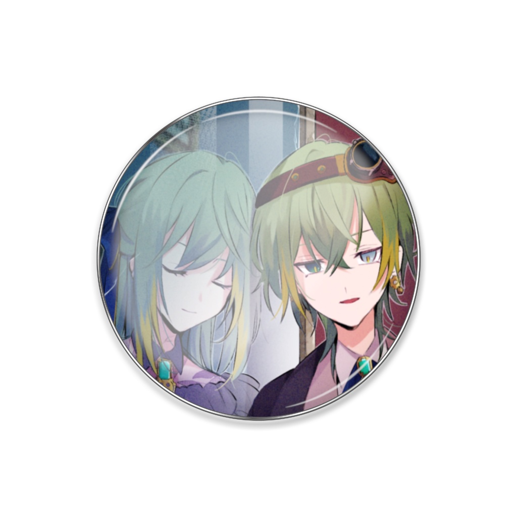 AIミネとピンバッジ