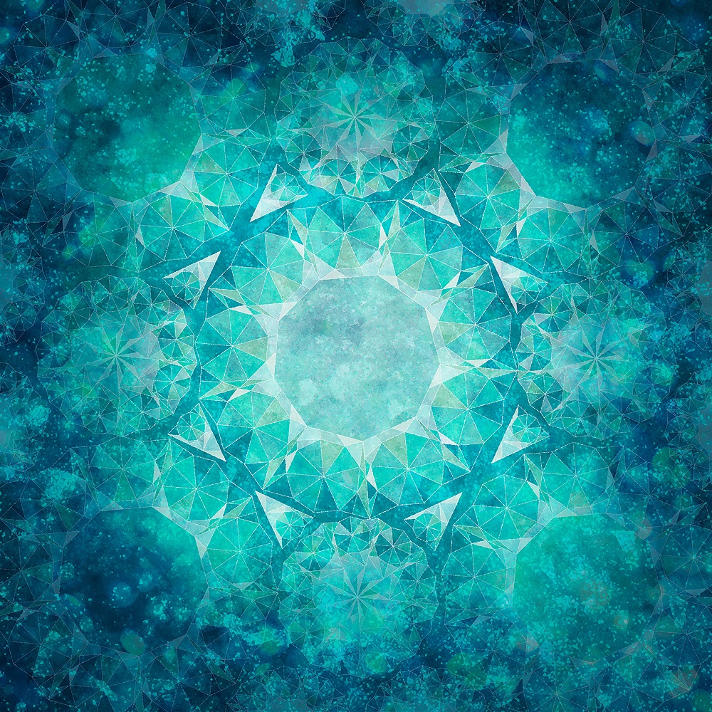 きらめく幾何学文様